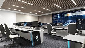 [Hot Item] Modern Industrial Operator Control Room Furniture Public Safety Dispatch Control Room Standing Console