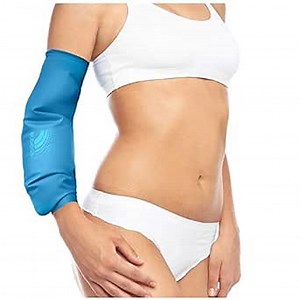 BLOCCS 100% Waterproof PICC Line Cover- Swim, Shower & Bathe. Watertight Protection for Cast, Dressings & Bandages - #AEP86-L - Adult Elbow Protector - (Large)