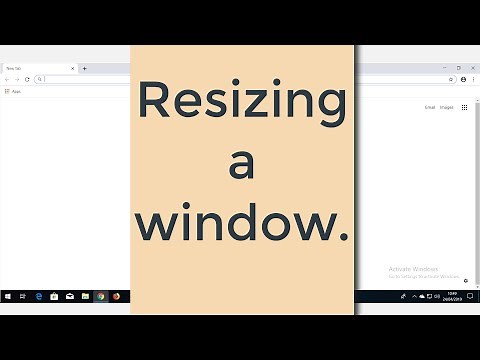 How to resize a program window