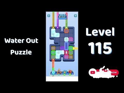 Water Out Puzzle Level 115 Walkthrough 💧 | Step-by-Step Solution | SolutionGuruji