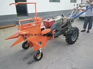 [Hot Item] Self Walking Hand Tractor Mounted Corn Harvester