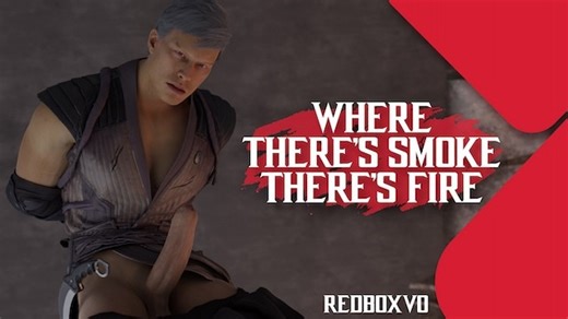 Rauch wird dominiert, bevor sie in ihrem (MK1/BDSM) Commision-Skript fertig ist