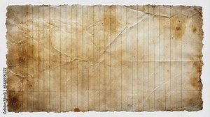 Distressed, worn, and faded paper with a rough, grainy texture, exhibiting blurry lines, streaks, and ink smudges, evoking a sense of neglect and decay. Stock Illustration | Adobe Stock