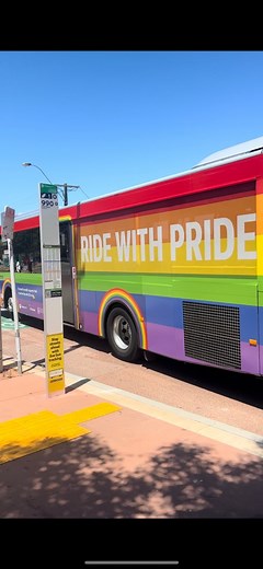 We're celebrating WA Pride Month with a ride on the Transperth rainbow bus! 🌈 The Ride with Pride bus celebrates inclusivity of all passengers, including the LGBTQIA community, and will be featured at the PrideFEST 2023 Parade hosted by Pride WA later this month. Keep an eye out for this fabulous bus around the Perth metro area 👀 | WA Government