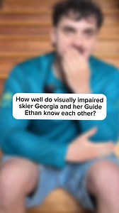 How well do visually impaired skier Georgia and her guide Ethan know each other? Watch to find out 👀 Snow Australia | #paralympics #milanocortina2026 | Australian Paralympic Team