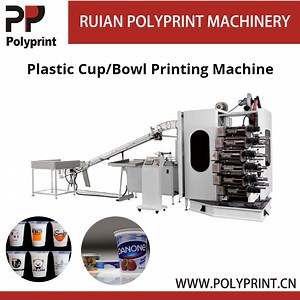 [Hot Item] 6 Colors Pet PP Plastic Disposable Cup Printing Machine