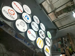 [Hot Item] Round Lightbox Sign Advertising LED Screen Printing Light Box