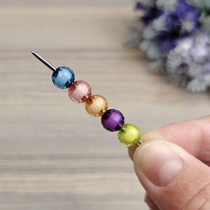 3.1K views · 48 reactions | ⚜️I made crochet earrings with colorful beads | Knitting Fashion | Facebook