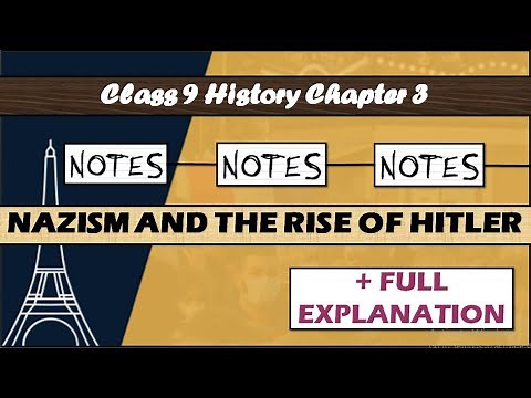 Nazism & the Rise of Hitler class 9 History Notes + Full Explanation | Chapter 3 Class 9 Notes CBSE