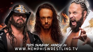 THIS SUNDAY - Don't miss The Murderhawk Monster Lance Archer, Cowboy James Storm, Reality of Wrestling Champion Will Allday the stars of #MemphisWrestling! VIP 12:30 - 1:30 PM BELLTIME 1:45 PM SAVE $5 with code ARCHER at checkout! 🎟 http://tinyurl.com/LanceArcher | Memphis Wrestling