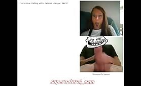 Omegle big cock reaction compilation