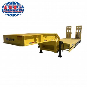 [Hot Item] Removable Gooseneck Lowboy Semi-Trailer for Easy Oversized Machinery Loading