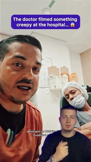 The doctor filmed something creepy at the hospital 😱