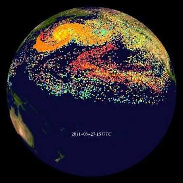 Fukushima Radioactive Aerosol Dispersion