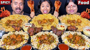 112K views · 1.3K reactions | SPICY CHINESE FOOD CHALLENGE - Chowmein, Manchurian, Chilli Chicken, Lollipop, Satay, Chicken Soup | Indian Eating Show | Facebook
