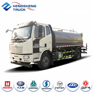[Hot Item] FAW 13000-20000 Gallon Bulk Water Hauler Water Tanker Truck for Global Export