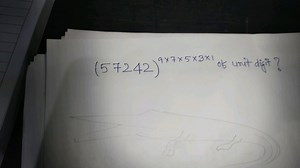 Find the unit digit of (57242)^(9x7x5x3x1) ?... | Filo