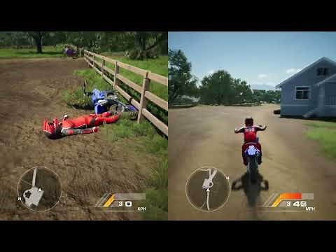 MX vs ATV Legends - Splitscreen Multiplayer [Gameplay #1]