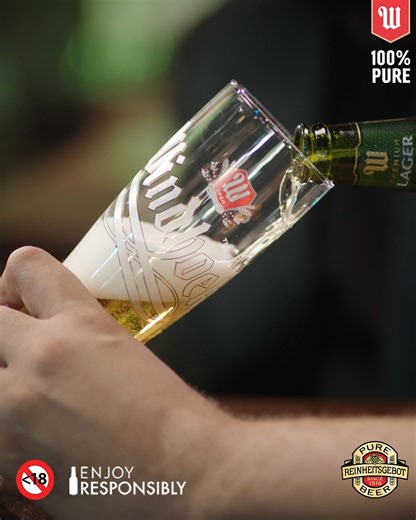 Brewed to perfection using the Reinheitsgebot standard of brewing. #100PercentPure #PerfectTimePerfectBeer | Windhoek Beer