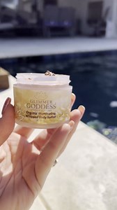 Glimmer Goddess Shimmer Body Butter with Organic Whipped Shea Butter for Hydration, Moisturizing & Silky Natural Glow - Bronze Super, 2 oz