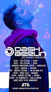 Dash Berlin upcoming tour dates ⚡ | Active Talent Agency | Facebook