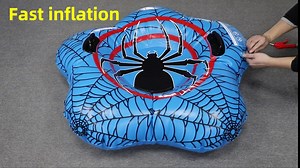 Inflatable Snow Tubes for Kids and Adults, Heavy Duty Snow Sleds with Sturdy Handles,Large Winter Skating Sports Outdoor Activity, Toys Gifts for Family Winter Fun