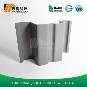 Muro de contención tipo U, tablones de PVC, pilas de vinilo para solución de control de agua