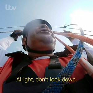 Tight ropes, windy conditions and dizzying heights… Better not look down! 😱😱😱 | ITV