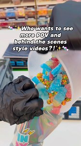 10K views · 143 reactions | 朗Who wants to see more POV and behind the scenes style videos?!朗 #reels #viral #satisfying #asmr #explorepage #candies #funny #pov | Poppin Candy | Facebook