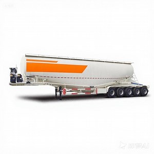 [Hot Item] Factory Price 5 Axle 65m³ Large Volume Cement Powder Tanker Semi Trailer with Pressurized Pneumatic Conveying System and Anti-Corrosion Coating