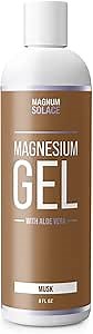 Amazon.com: Magnesium Gel Topical for Muscles - Body Massage Gel with Pure Magnesium Chloride and Aloe Vera (Musk) : Health & Household