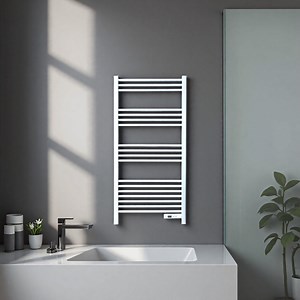 [Hot Item] Round Pole Towel Rack White Anthracite Black Heated Towel Heater
