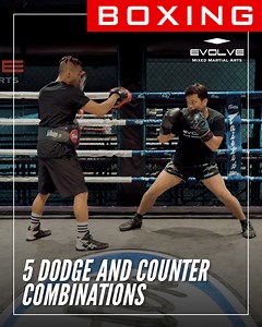Dodge and strike! 💥 #Boxing #BoxingSG #EvolveUniversity #EvolveMMA | Evolve MMA