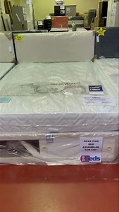 STAR BUY *** DIVAN BASE WITH SLIDE STORAGE 9 INCH DEEP QUILTED OXFORD...
