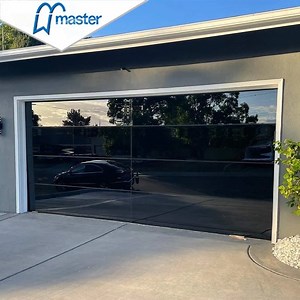 [Hot Item] Master Well Wholesale Automatic 16X7 Garage Door Aluminum Glass Garage Door