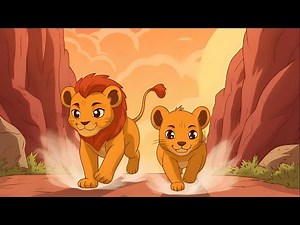 Los leoncitos Bronco y Leo🎵 ¡Una canción llena de aventura y corazón!