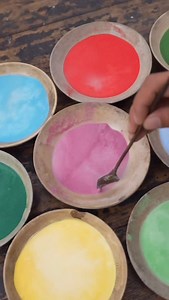 The artist continues a centuries-old tradition of copper engraving & mineral pigment inlay. First, he grinds colorful stones into the finest powder —each hue prepared entirely by hand. Every detail of the copper vase is meticulously carved, then delicately filled with pigment using a fine brush. Fired in the kiln, the colors fuse with the metal, emerging in a luminous, enamel-like finish. His work is an act of quiet devotion—to craft, to time, & to the enduring beauty of handmade art 🏺 Artist q