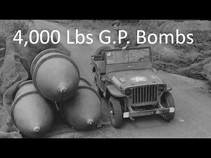 GP Bombs Destructive Effect on Humans, Armor, Earth, and Concrete Detailed