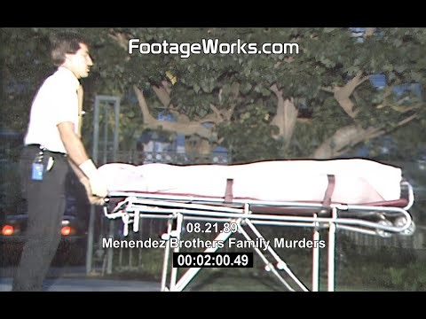 Menendez Brothers Parents Murders - Actual Raw Crime Scene Video - HD