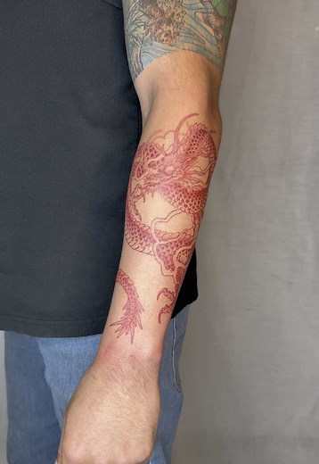 Red Dragon Tattoo Ideas You Will Love