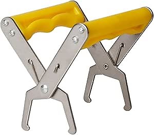 Beekeeping Frame Gripper, Frame Holder, Frame Lifter Tool - Stainless Steel Beekeeping Equipment Bee Hive Frame Grip Tool (Color : Yellow)