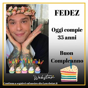 Fedez, il cui vero nome è Federico Leonardo Lucia, è un popolare rapper, cantante e imprenditore italiano nato il 15 ottobre 1989 a Milano. Ha guadagnato fama nella scena musicale italiana per i suoi testi taglienti, spesso affrontando questioni sociali e politiche. | Lawebstar.it