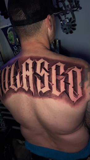 Unique Killer Tattoos and Custom 3D Lettering Ideas