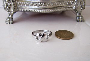 Infinity Sign Sterling Silver Ring, Size 6.75, Bold Forever Love Ring - Etsy