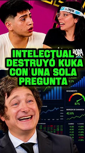 INTELECTUAL DESTRUYÓ KUKA CON UNA SOLA PREGUNTA #kuka #kirchnerismo #milei #mileipresidente
