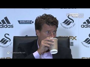 Swansea City Video: Michael Laudrup pre Malmo Press Conference