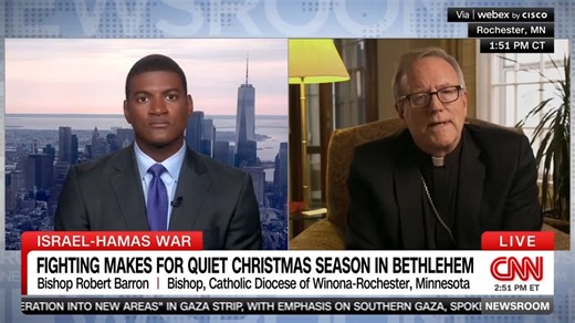 4K views · 326 reactions | Friends, it was a pleasure to speak with Omar Jimenez about the significance of Christmas. | Bishop Robert Barron | Facebook