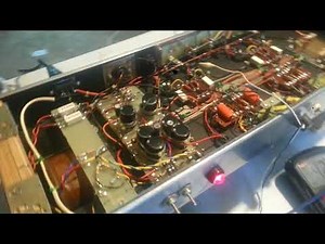 końcówka mocy 100W 4xEL34 - pierwsze odpalenie