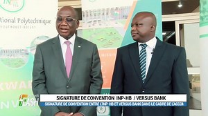Signature de convention INP-HB / VERSUS BANK #INPHB | INP - HB