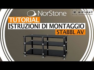 NORSTONE STABBL AV - Tutorial montaggio mobile Audio/Video